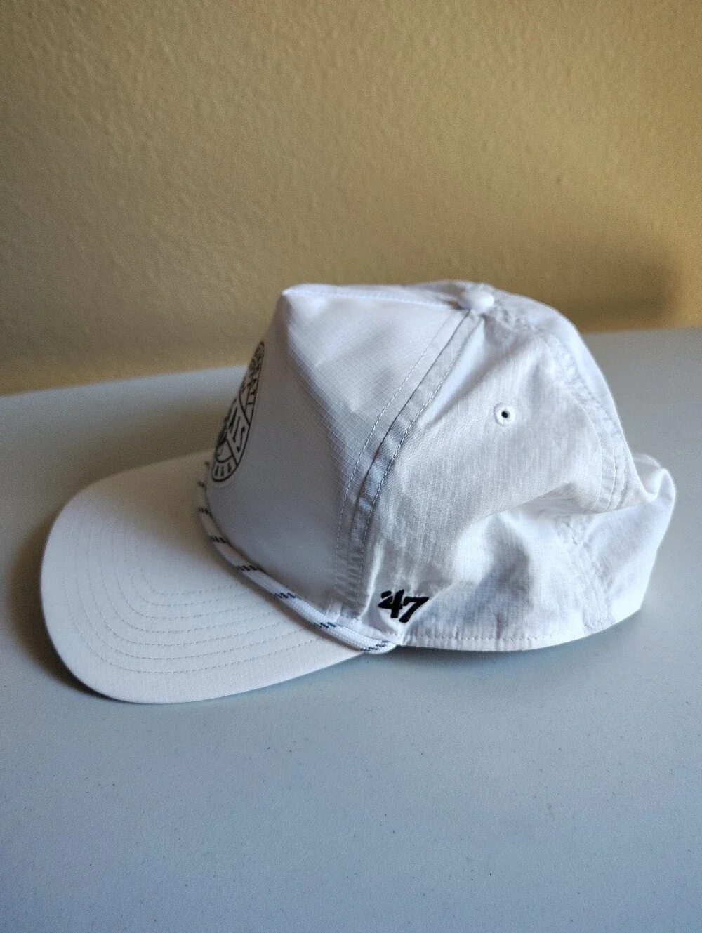 Cincinnati Bengals Hat '47 Suburbia Captain Snapback White Rope Cap Vintage Look